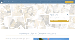 Desktop Screenshot of lifecarecenterofmelbourne.com